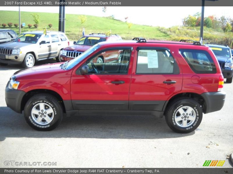 Redfire Metallic / Medium/Dark Pebble 2007 Ford Escape XLS 4WD
