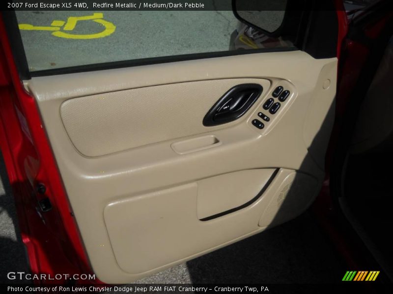 Redfire Metallic / Medium/Dark Pebble 2007 Ford Escape XLS 4WD
