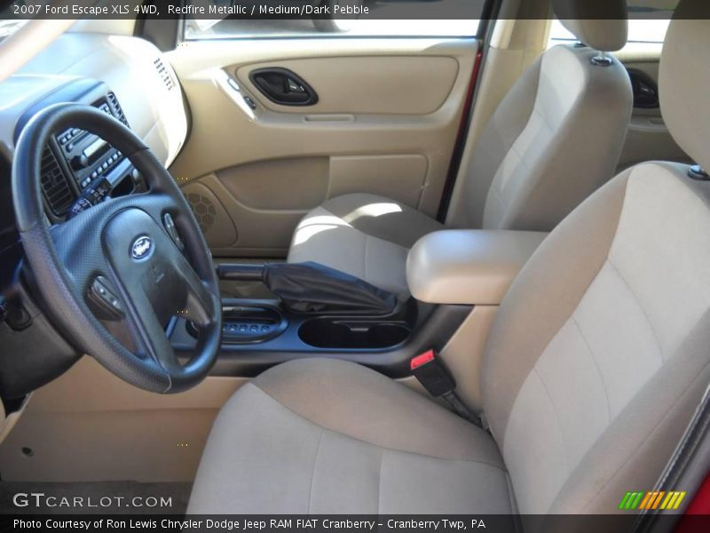 Redfire Metallic / Medium/Dark Pebble 2007 Ford Escape XLS 4WD