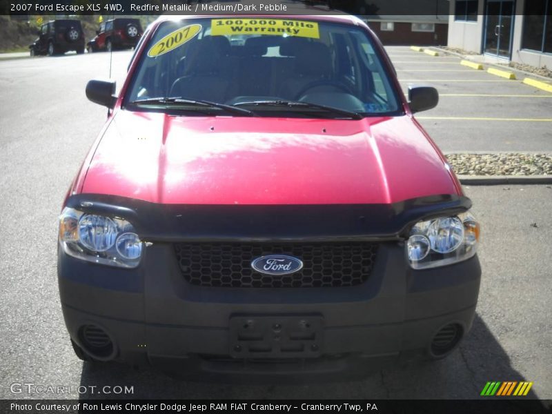 Redfire Metallic / Medium/Dark Pebble 2007 Ford Escape XLS 4WD