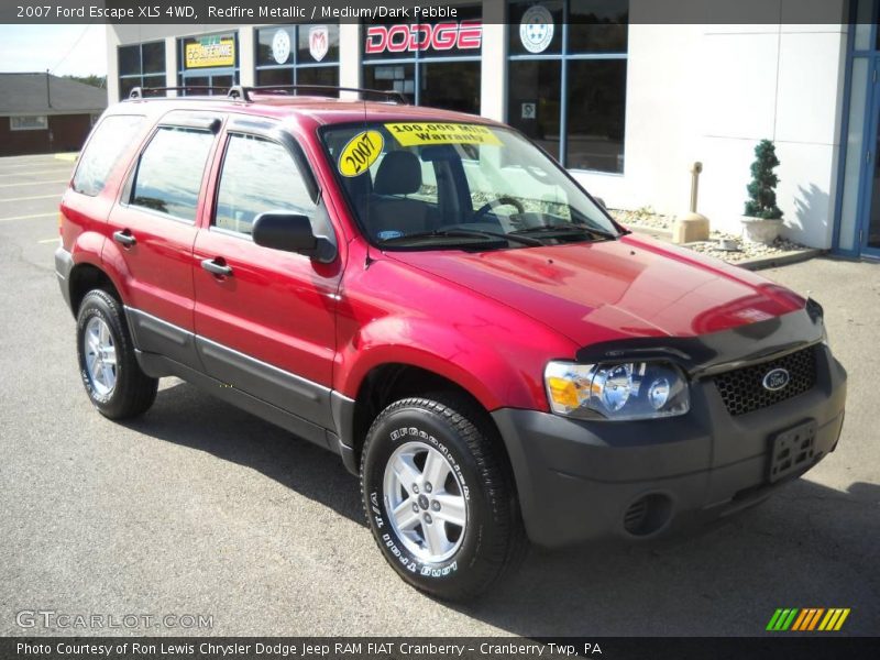 Redfire Metallic / Medium/Dark Pebble 2007 Ford Escape XLS 4WD