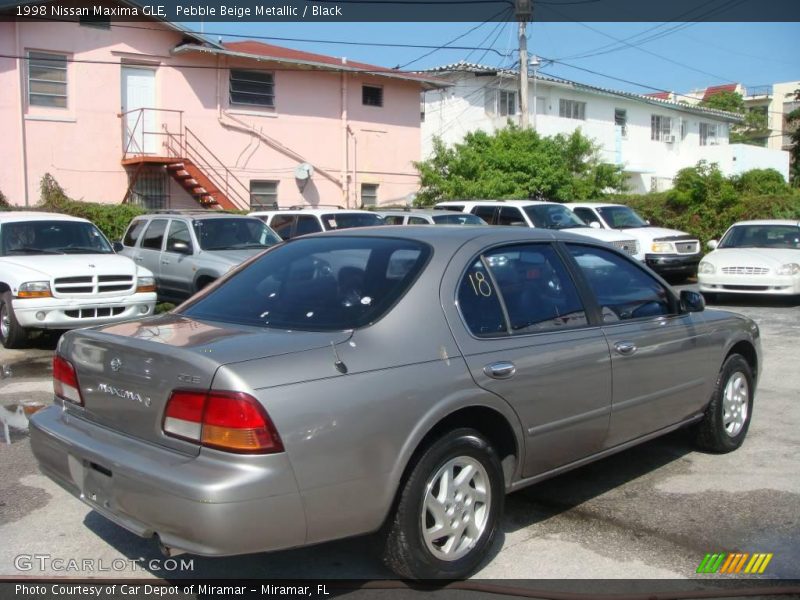 Pebble Beige Metallic / Black 1998 Nissan Maxima GLE