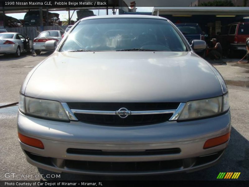 Pebble Beige Metallic / Black 1998 Nissan Maxima GLE