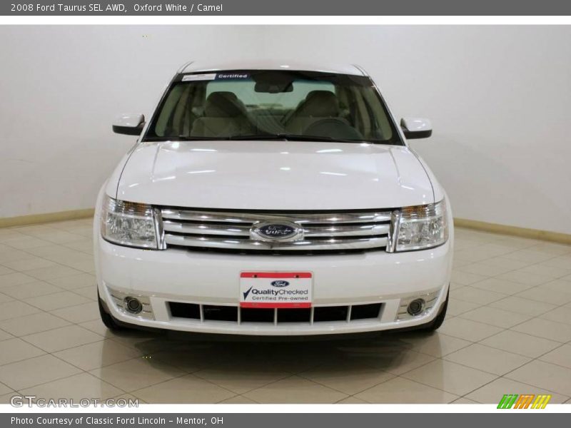 Oxford White / Camel 2008 Ford Taurus SEL AWD