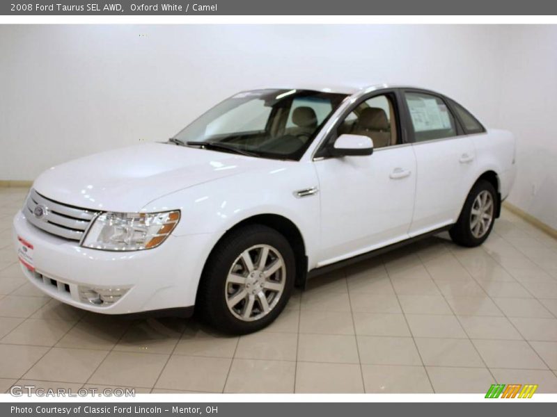 Oxford White / Camel 2008 Ford Taurus SEL AWD
