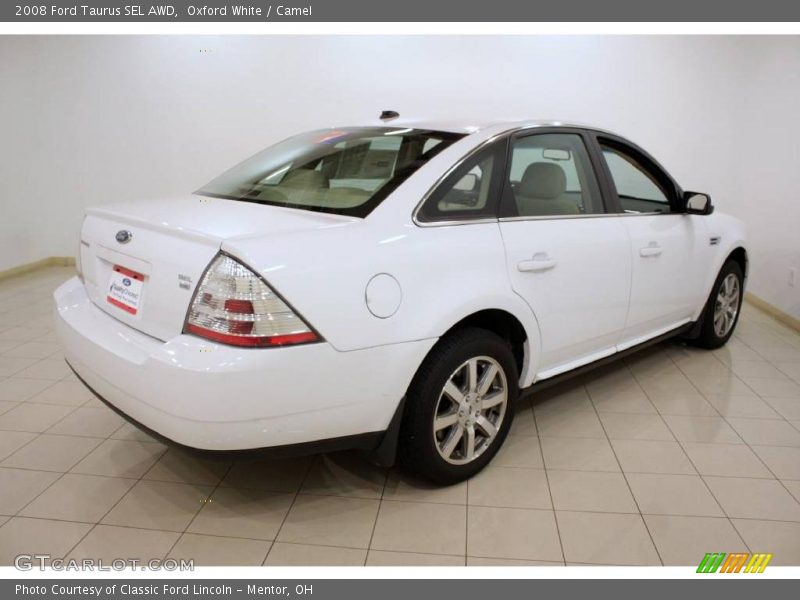 Oxford White / Camel 2008 Ford Taurus SEL AWD