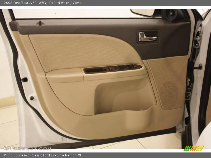 Oxford White / Camel 2008 Ford Taurus SEL AWD