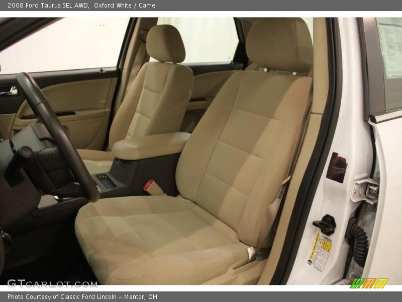 Oxford White / Camel 2008 Ford Taurus SEL AWD