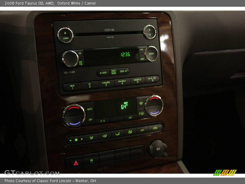 Oxford White / Camel 2008 Ford Taurus SEL AWD