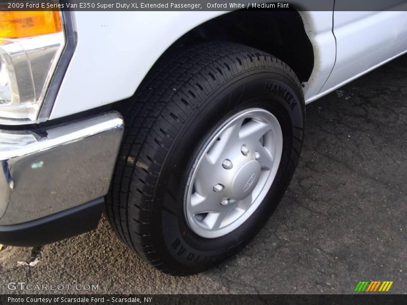 Oxford White / Medium Flint 2009 Ford E Series Van E350 Super Duty XL Extended Passenger