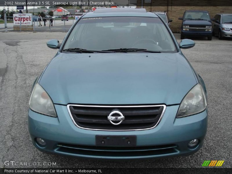 Seascape Light Blue / Charcoal Black 2002 Nissan Altima 3.5 SE