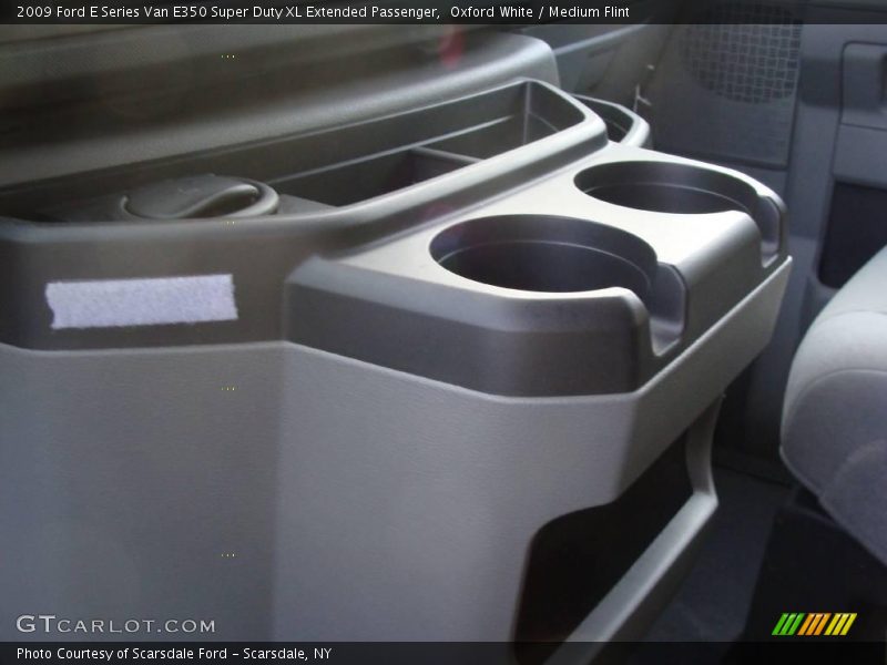 Oxford White / Medium Flint 2009 Ford E Series Van E350 Super Duty XL Extended Passenger