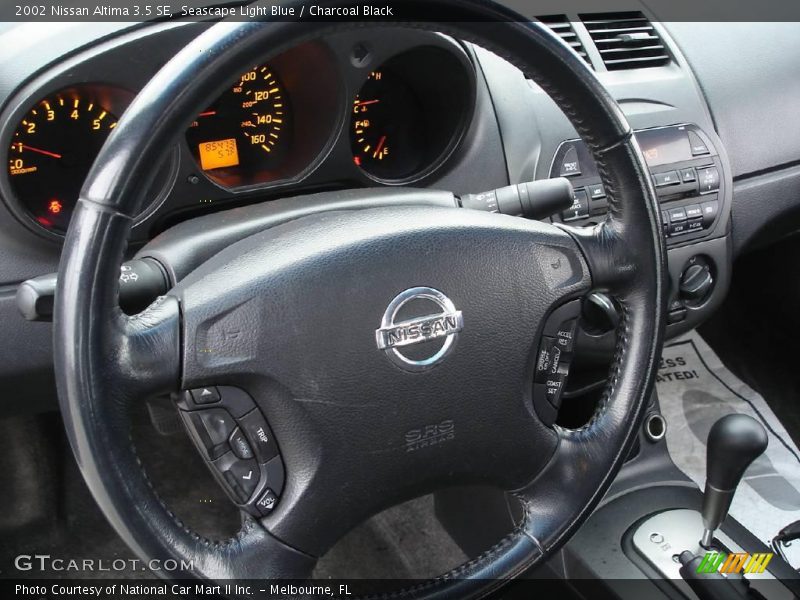 Seascape Light Blue / Charcoal Black 2002 Nissan Altima 3.5 SE