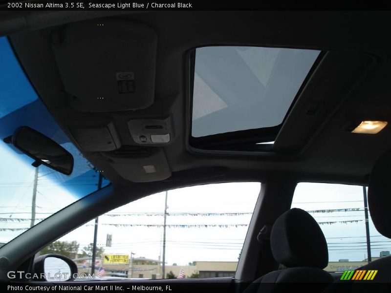 Seascape Light Blue / Charcoal Black 2002 Nissan Altima 3.5 SE