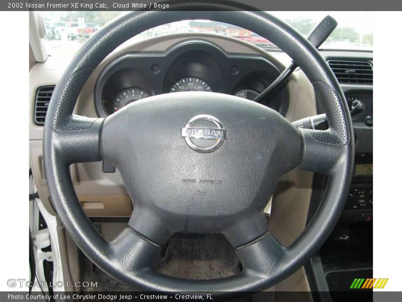 Cloud White / Beige 2002 Nissan Frontier XE King Cab