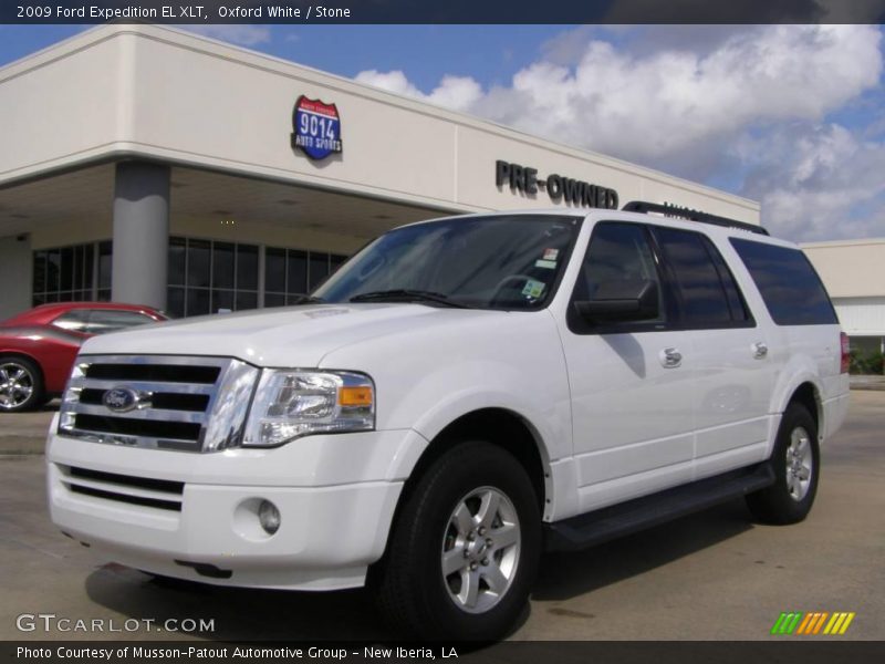 Oxford White / Stone 2009 Ford Expedition EL XLT