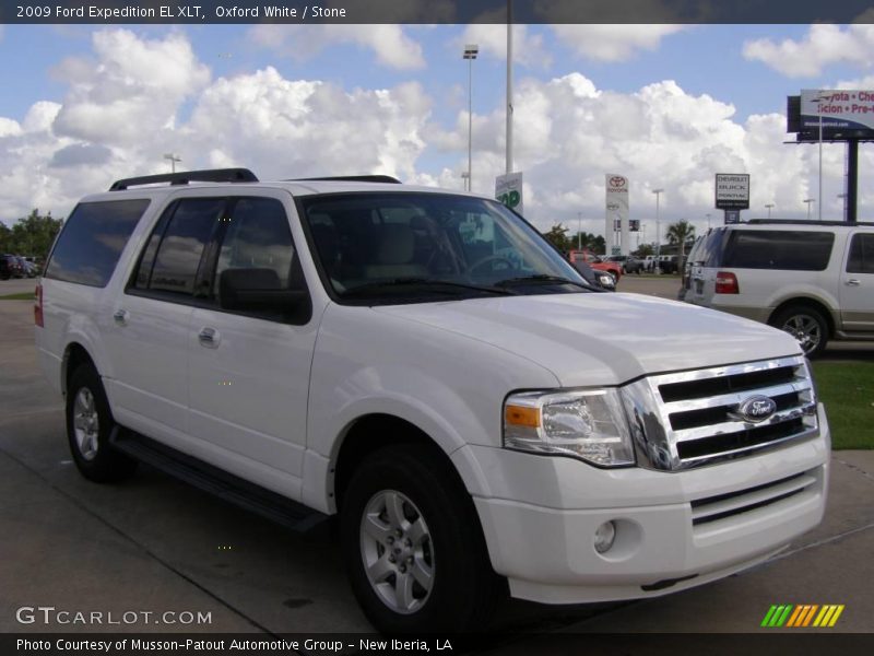 Oxford White / Stone 2009 Ford Expedition EL XLT