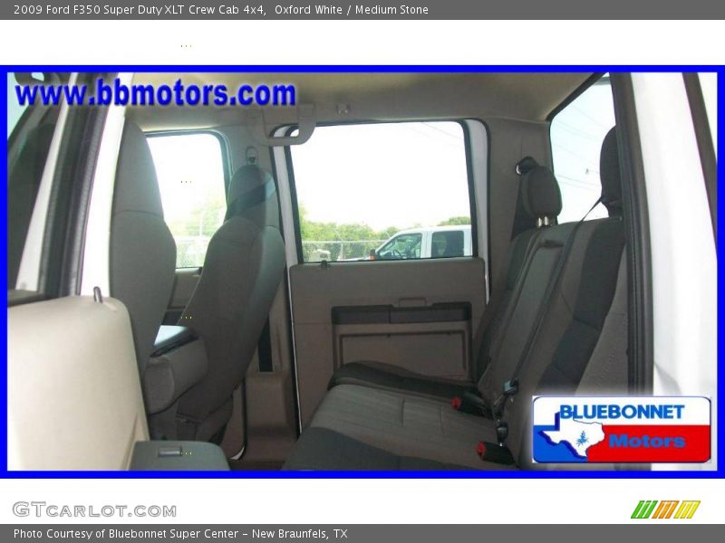 Oxford White / Medium Stone 2009 Ford F350 Super Duty XLT Crew Cab 4x4