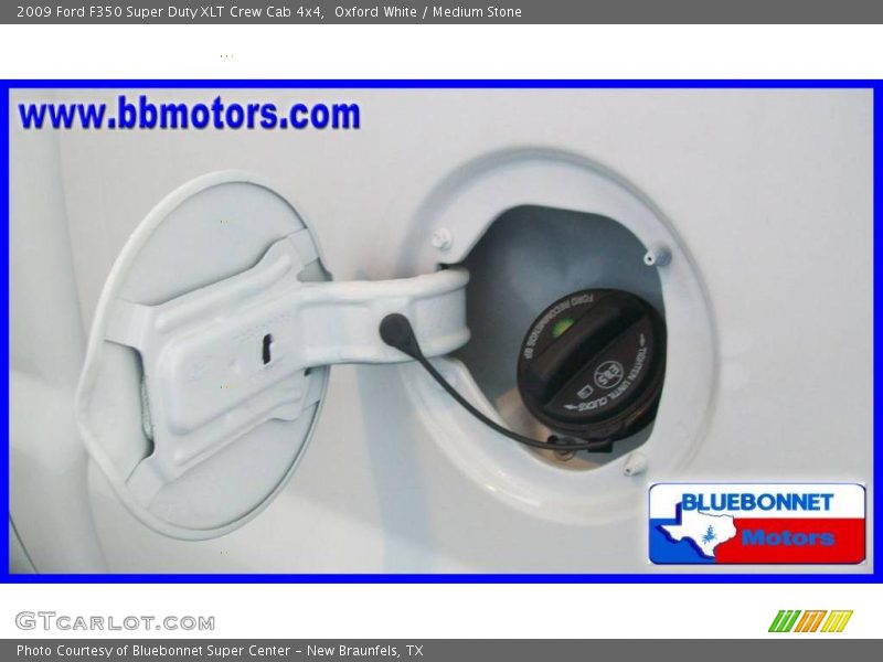 Oxford White / Medium Stone 2009 Ford F350 Super Duty XLT Crew Cab 4x4
