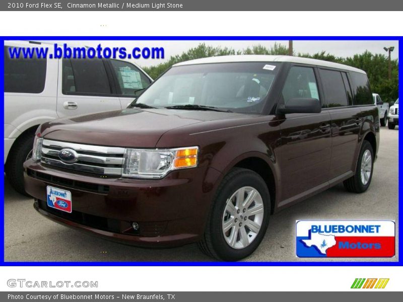 Cinnamon Metallic / Medium Light Stone 2010 Ford Flex SE