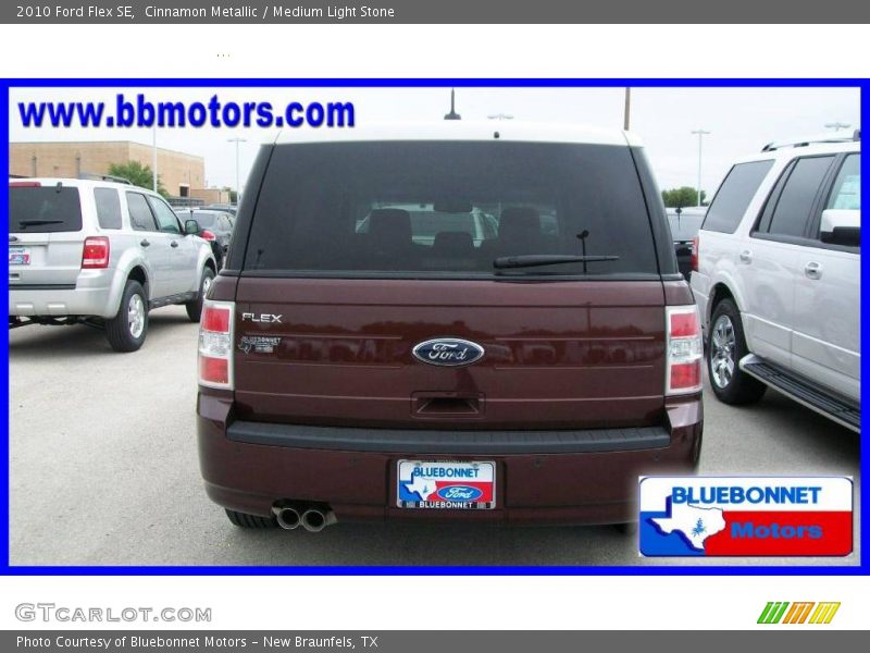 Cinnamon Metallic / Medium Light Stone 2010 Ford Flex SE