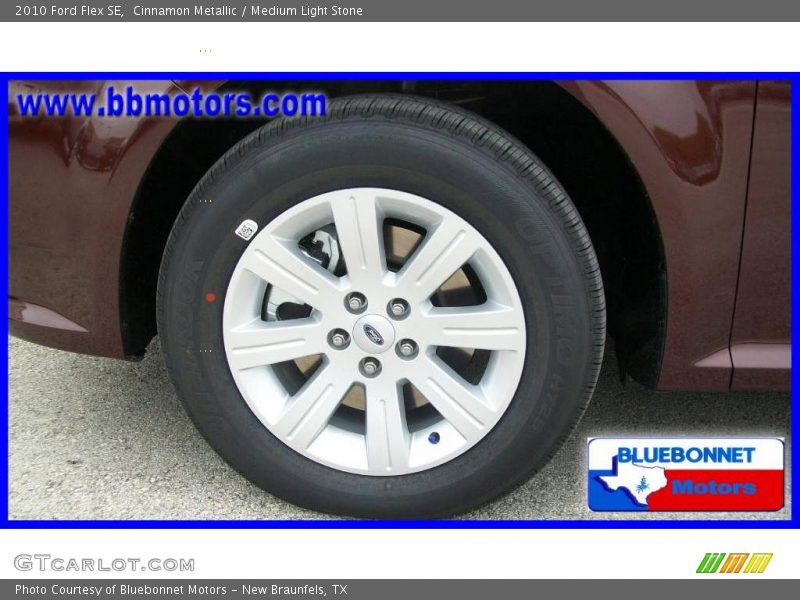 Cinnamon Metallic / Medium Light Stone 2010 Ford Flex SE
