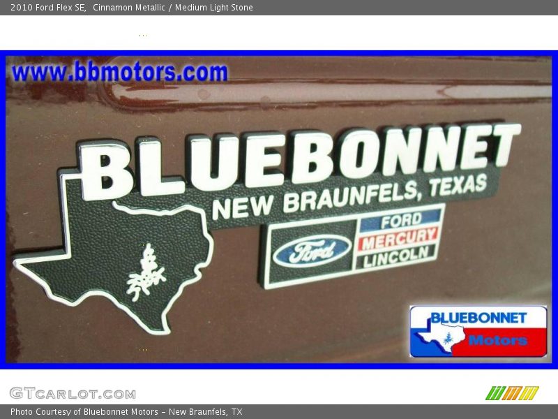 Cinnamon Metallic / Medium Light Stone 2010 Ford Flex SE