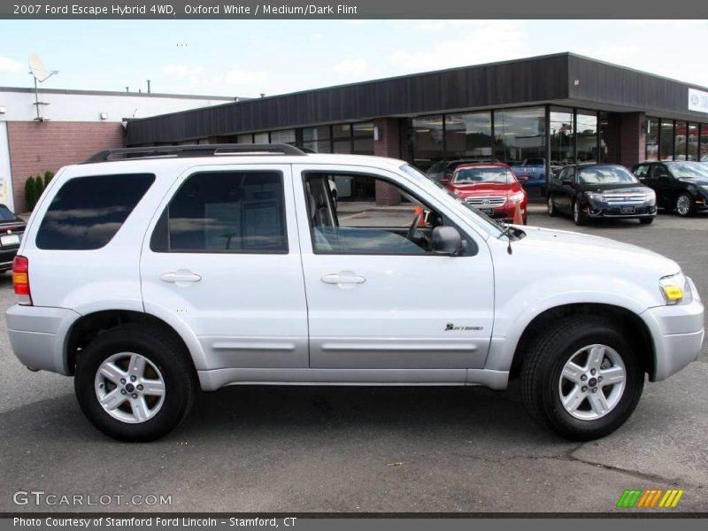 Oxford White / Medium/Dark Flint 2007 Ford Escape Hybrid 4WD