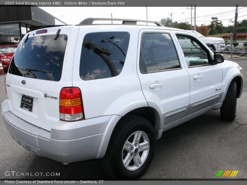 Oxford White / Medium/Dark Flint 2007 Ford Escape Hybrid 4WD