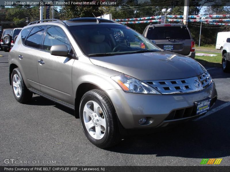 Polished Pewter Metallic / Cafe Latte 2004 Nissan Murano SL AWD