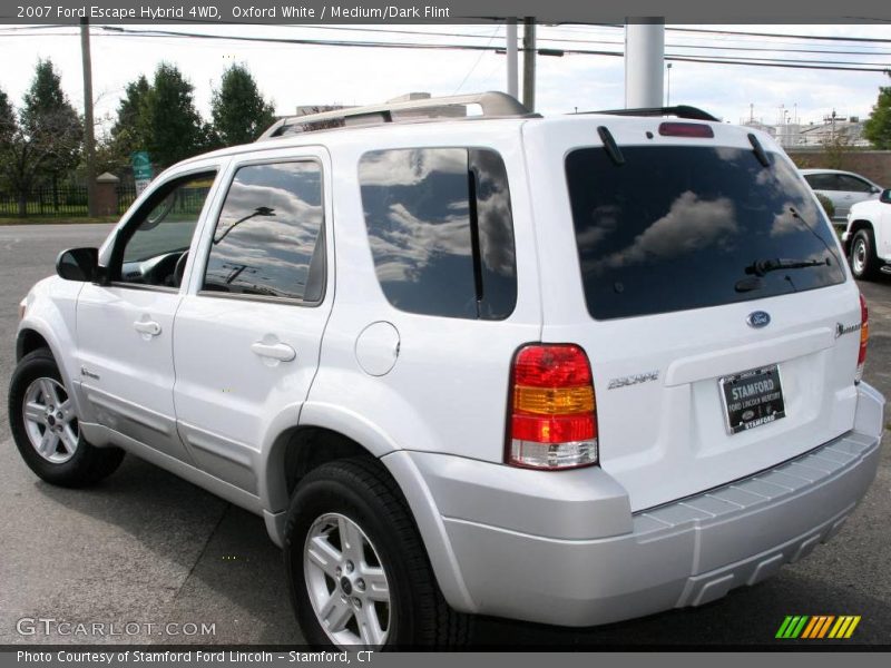 Oxford White / Medium/Dark Flint 2007 Ford Escape Hybrid 4WD
