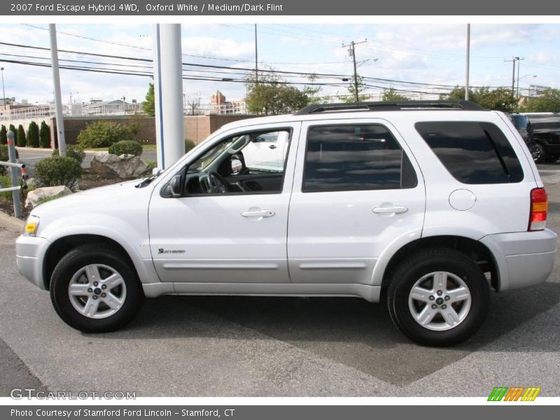 Oxford White / Medium/Dark Flint 2007 Ford Escape Hybrid 4WD