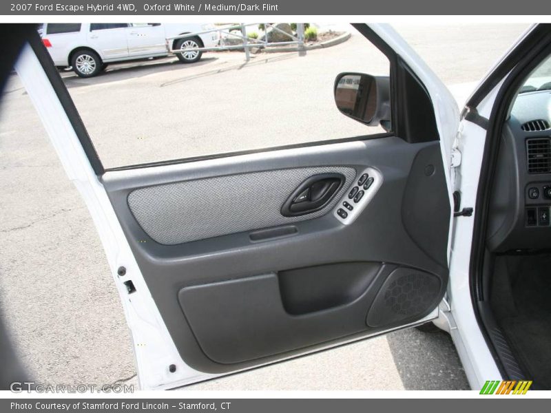 Oxford White / Medium/Dark Flint 2007 Ford Escape Hybrid 4WD