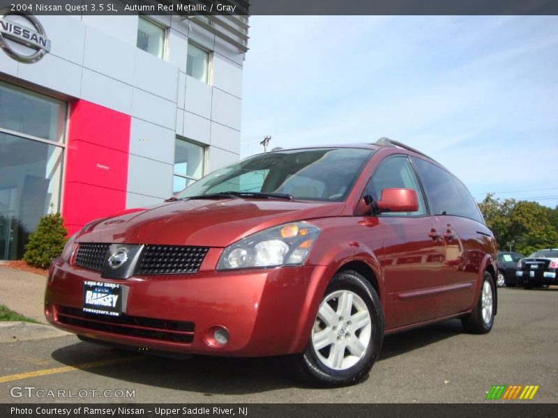 Autumn Red Metallic / Gray 2004 Nissan Quest 3.5 SL