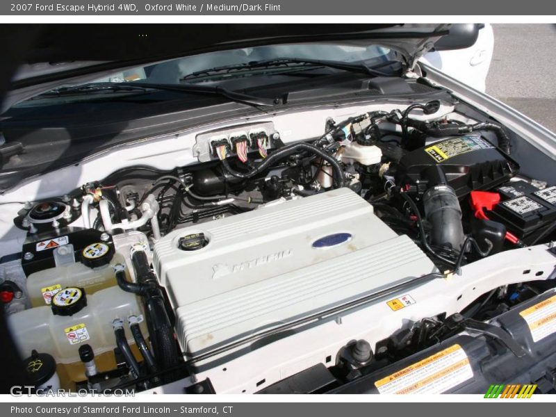 Oxford White / Medium/Dark Flint 2007 Ford Escape Hybrid 4WD