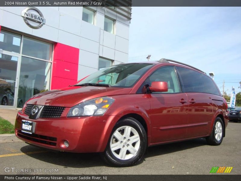 Autumn Red Metallic / Gray 2004 Nissan Quest 3.5 SL