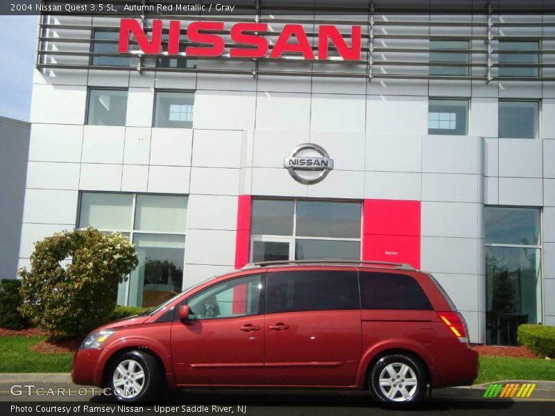 Autumn Red Metallic / Gray 2004 Nissan Quest 3.5 SL