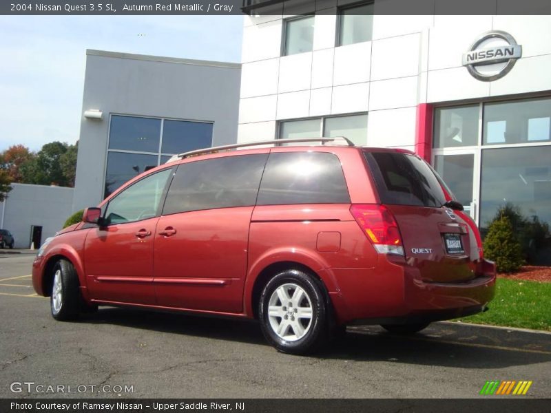 Autumn Red Metallic / Gray 2004 Nissan Quest 3.5 SL