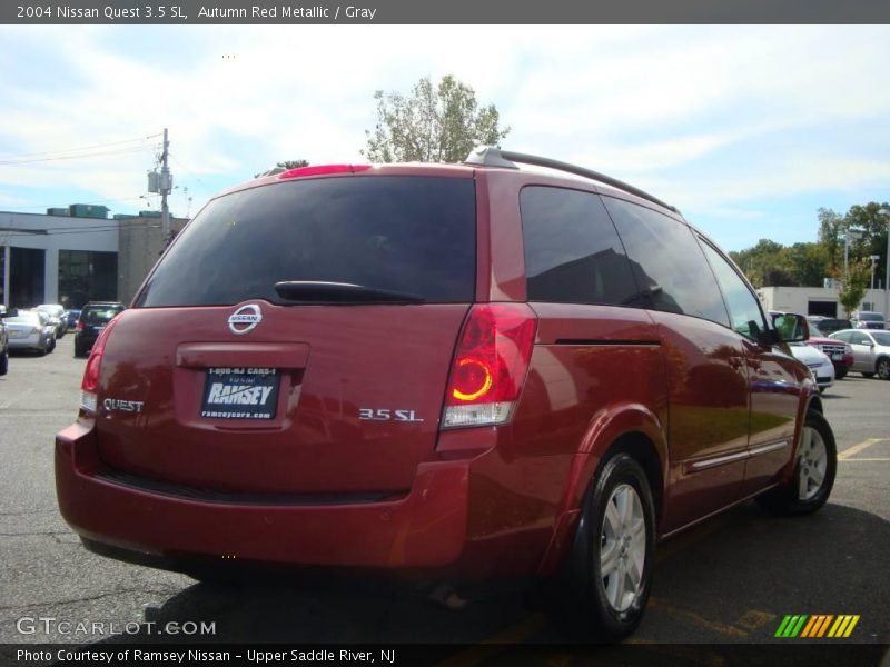 Autumn Red Metallic / Gray 2004 Nissan Quest 3.5 SL