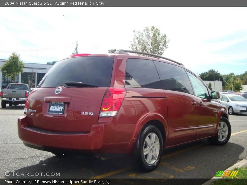 Autumn Red Metallic / Gray 2004 Nissan Quest 3.5 SL