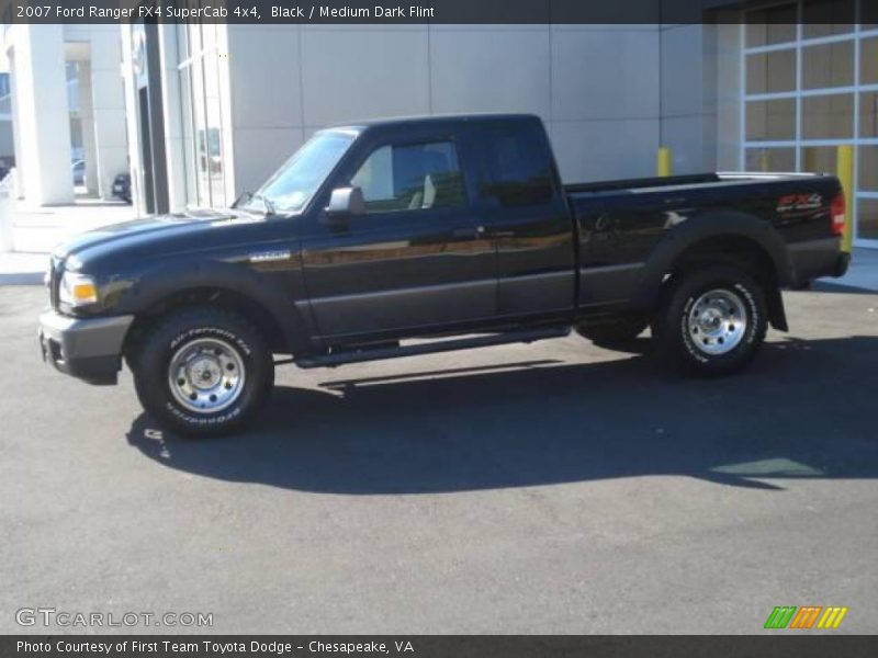 Black / Medium Dark Flint 2007 Ford Ranger FX4 SuperCab 4x4