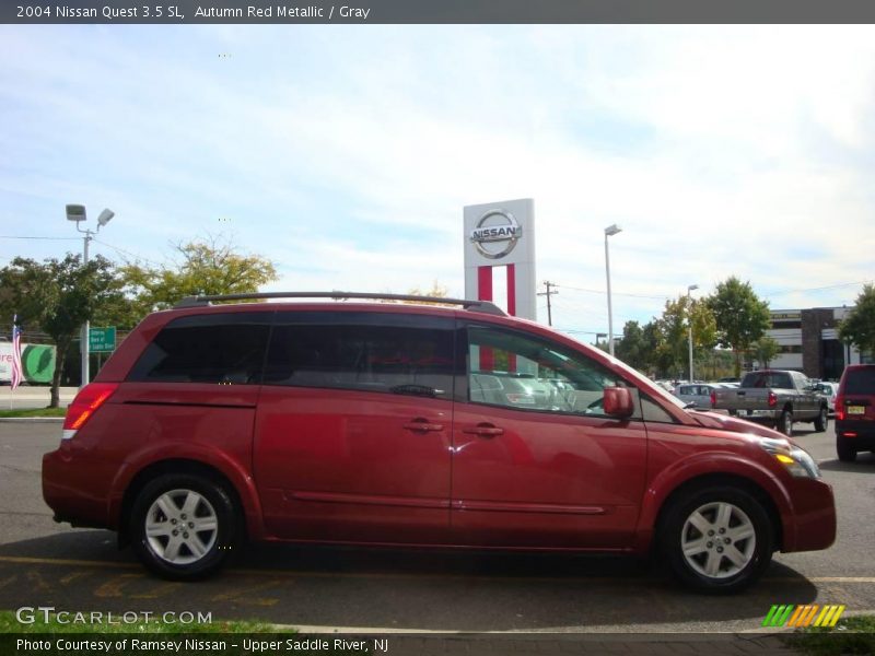 Autumn Red Metallic / Gray 2004 Nissan Quest 3.5 SL