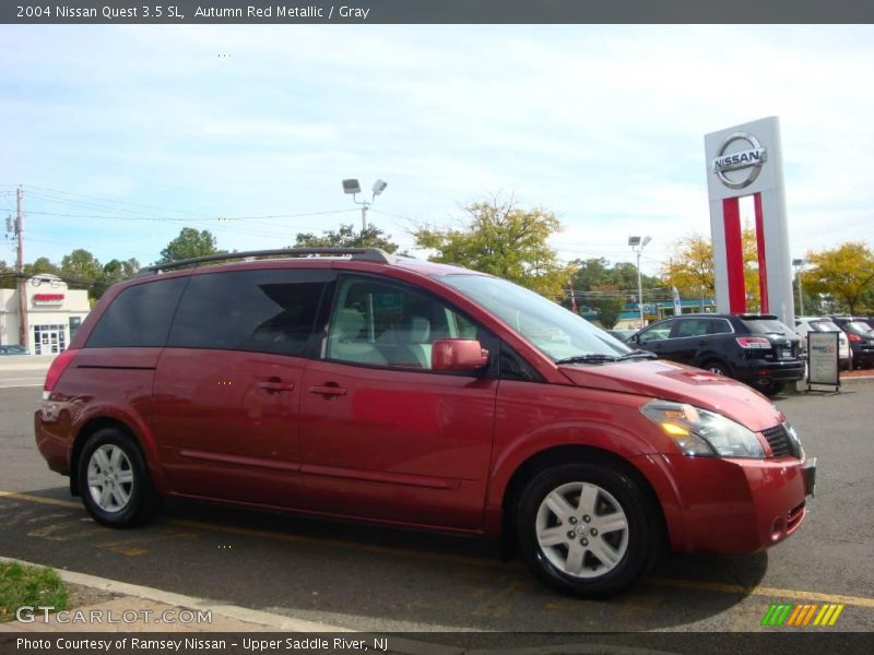 Autumn Red Metallic / Gray 2004 Nissan Quest 3.5 SL