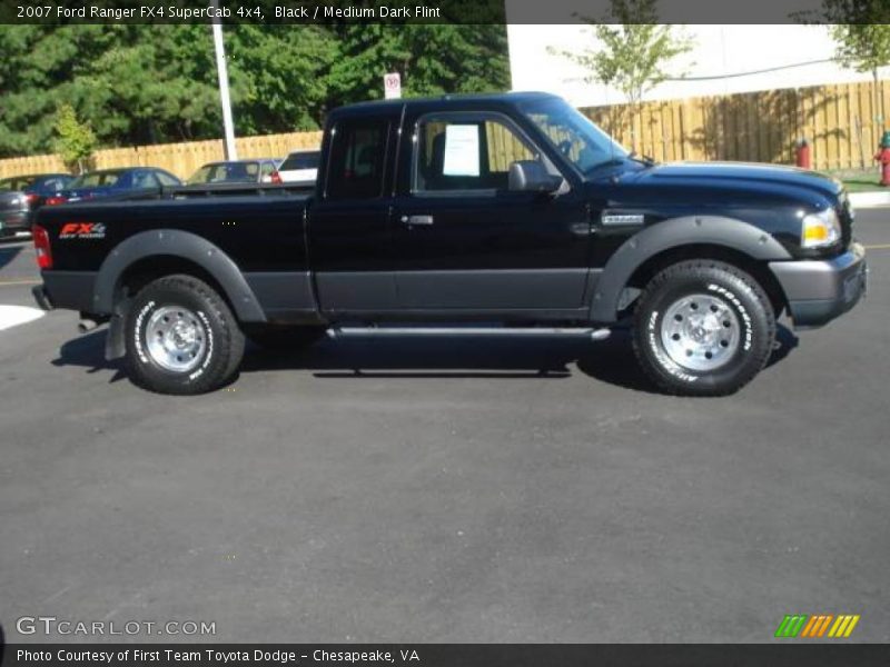 Black / Medium Dark Flint 2007 Ford Ranger FX4 SuperCab 4x4