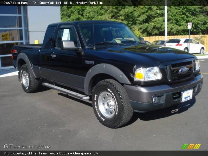 Black / Medium Dark Flint 2007 Ford Ranger FX4 SuperCab 4x4
