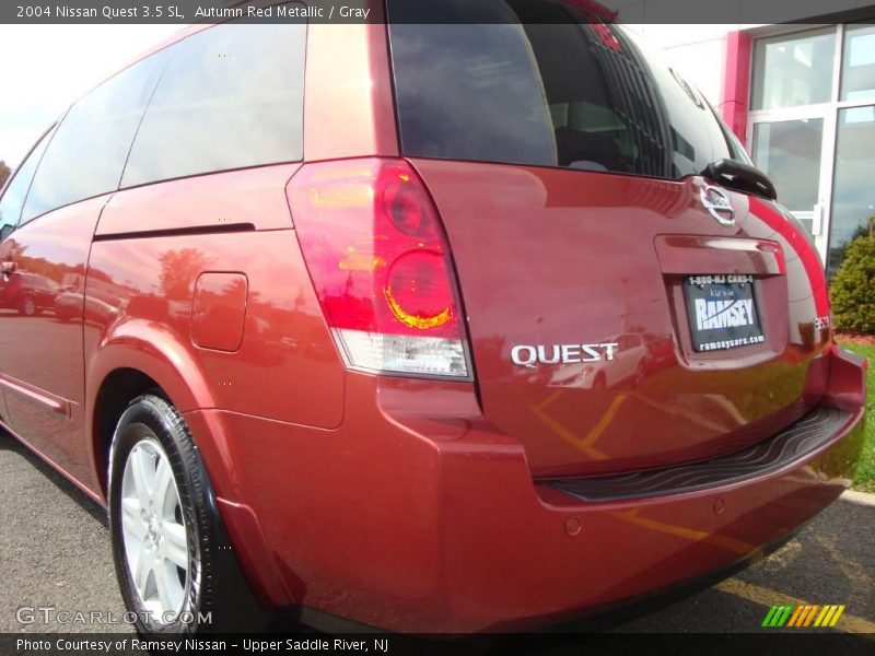 Autumn Red Metallic / Gray 2004 Nissan Quest 3.5 SL