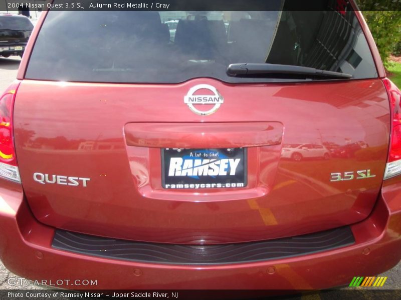 Autumn Red Metallic / Gray 2004 Nissan Quest 3.5 SL