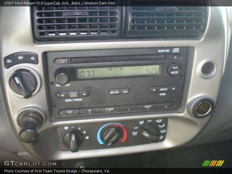 Black / Medium Dark Flint 2007 Ford Ranger FX4 SuperCab 4x4
