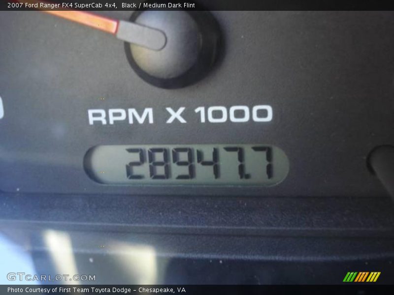 Black / Medium Dark Flint 2007 Ford Ranger FX4 SuperCab 4x4