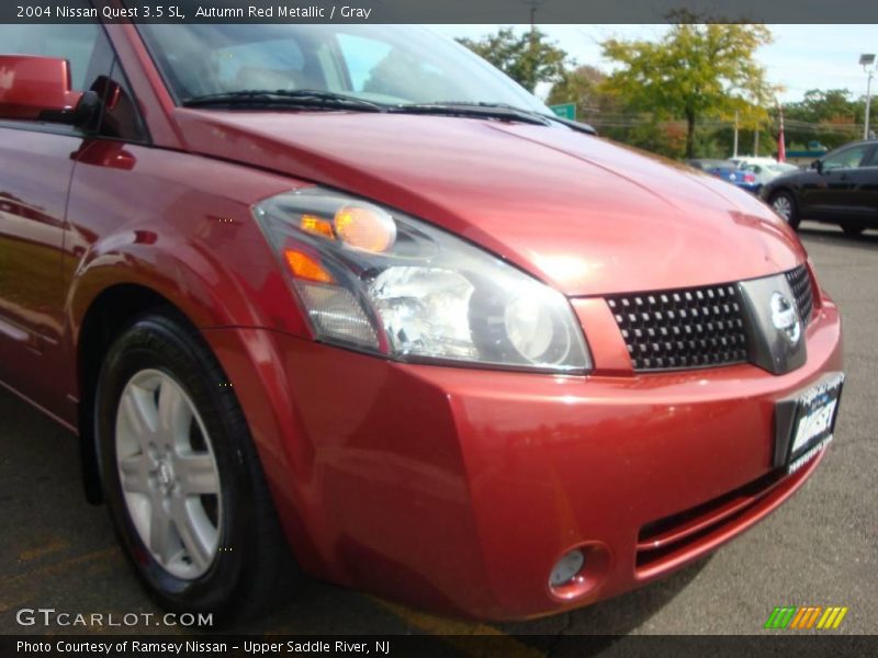 Autumn Red Metallic / Gray 2004 Nissan Quest 3.5 SL